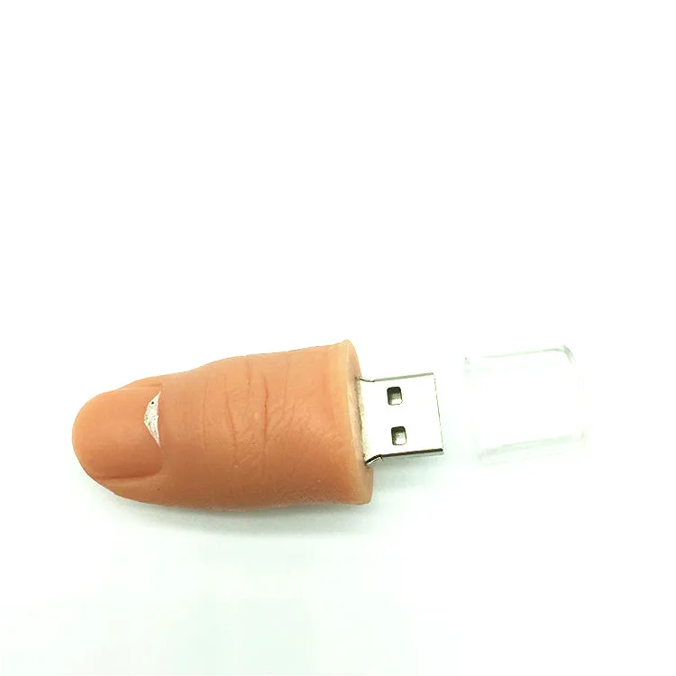 Более 10 шт) логотип индивидуальные USB Sthick Забавные милые флешки человеческих пальцев модель 4/8/16/32/64 GB Flash Memory Stick флэш-накопитель