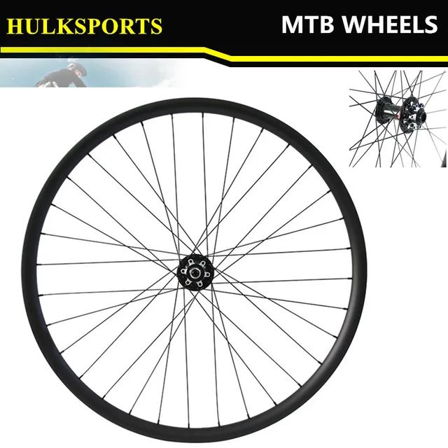 Cheap Carbon MTB Wheels 29er Chinese carbon wheels Hookless full carbon fiber Cycling MTB Wheelset Mountain bicycle wheelset