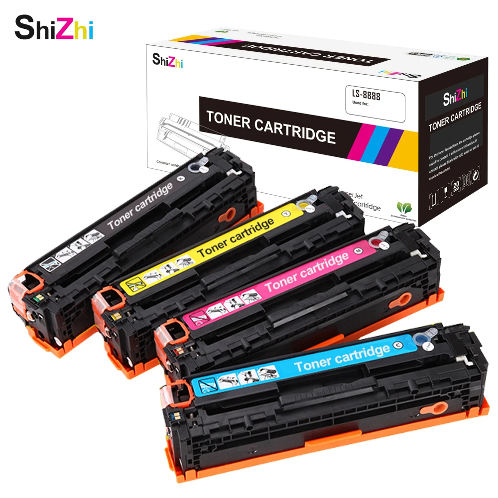 

SHIZHI 4PK HP M281fdw CF500A CF500X 202A 202X Compatible toner cartridge HP Laserjet Pro MFP M254 M254nw M254dw M281fdw M281fdn