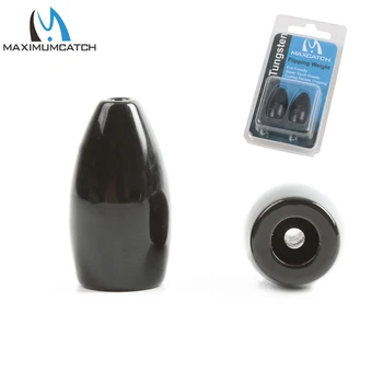 

Maximumcatch Tungsten Bullet Worm Weight Flipping Weight Fishing Sinker Lure Fishing Accessory