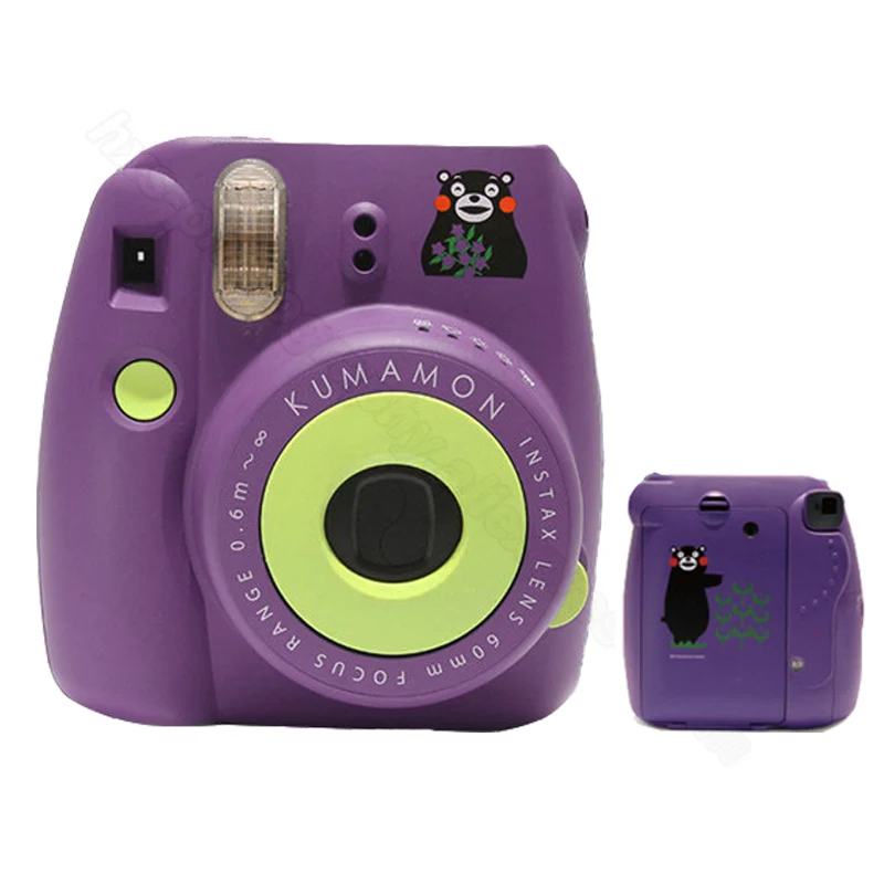 Пленочная камера Fujifilm Instax Mini 9, Fuji Mini 7 s, Tsum, Kumamon, Minion Instax Instant Mini camera s, принтер Instax SP-2 - Цвет: Kumamon-Purple