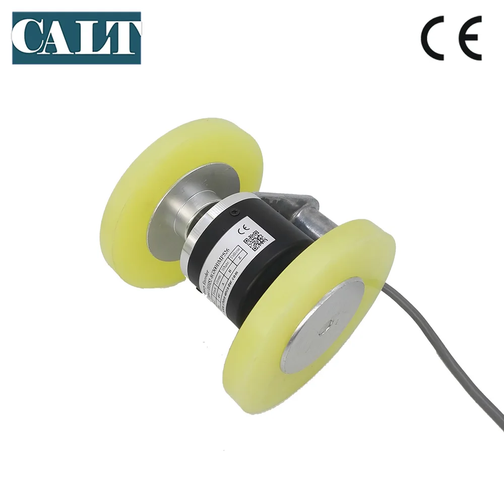 GHW52 Length Measuring Roller Wheel Encoder 4096 P/R With Double 200mm