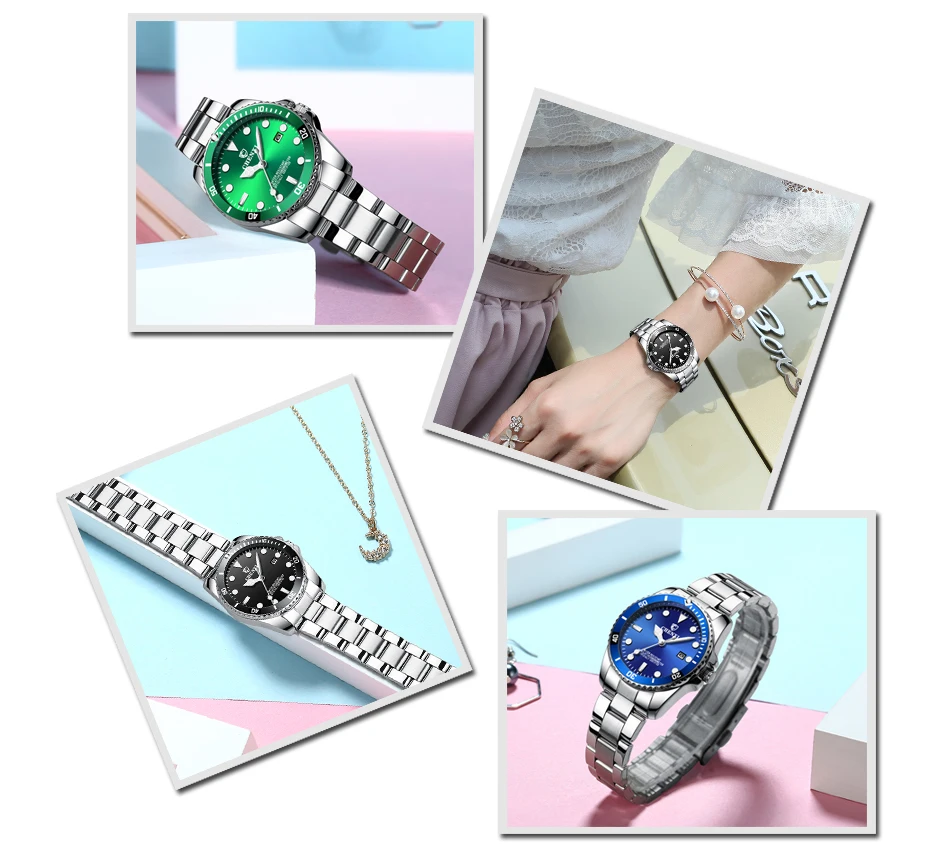 Топ бренд CHENXI часы модные женские часы из нержавеющей стали женские часы зеленый циферблат повседневные кварцевые часы relogio feminino