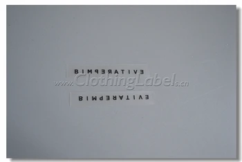 

Custom TPU printed labels for clothing, brand name label with high quality, semi-transparent color