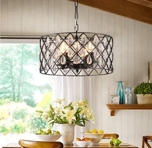 Loft Black Crystal Chandeliers Classic Classic Chandelier Home Living Lighting Lustres De Sala,Lustre De Cristal Free Shipping