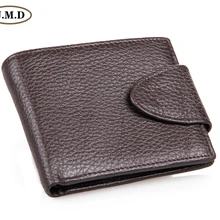 J.M.D мужской кошелек из натуральной кожи деловой кошелек винтажный кошелек для карт маленький Carteiras 8060C-1