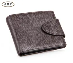 J.M.D мужской кошелек из натуральной кожи деловой кошелек винтажный кошелек для карт маленький Carteiras 8060C-1