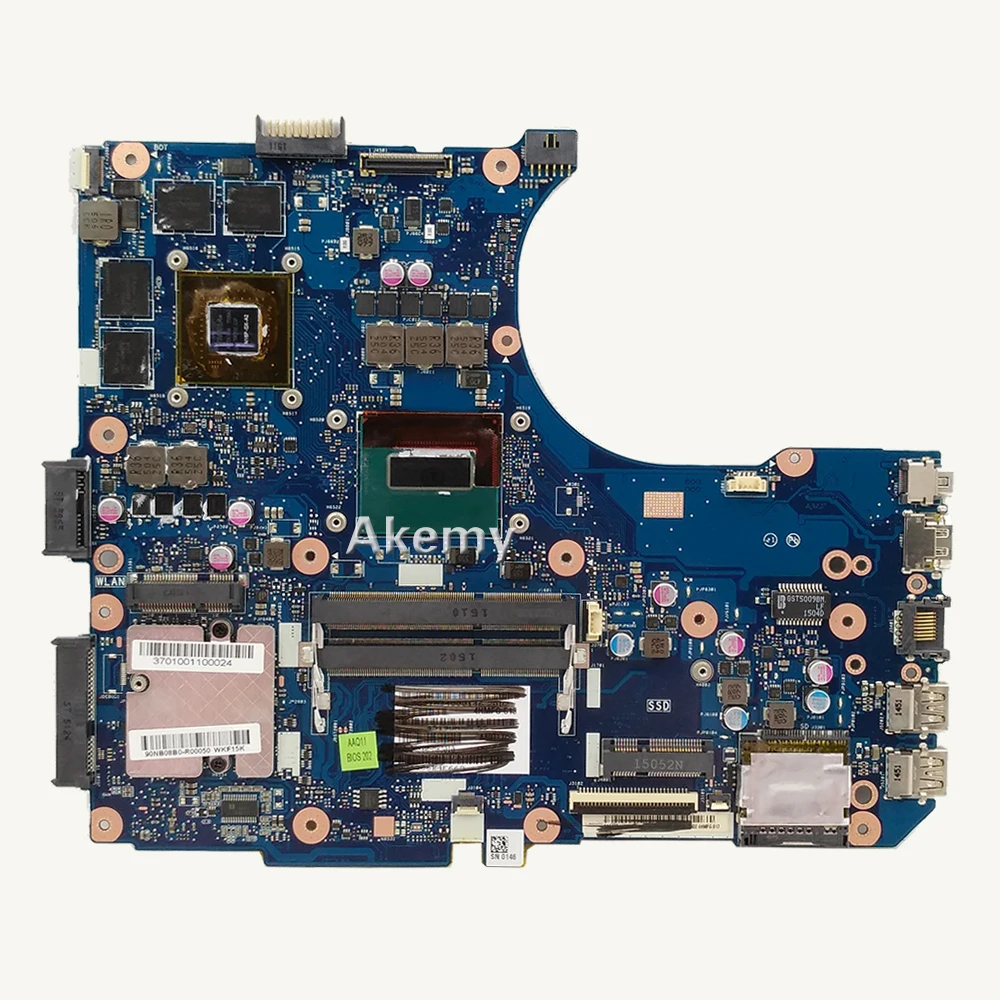 Материнская плата N551JX MB._/i7 4720HQ /AS GTX 950M для Asus N551JW N551JB N551JQ ноутбука|Материнские