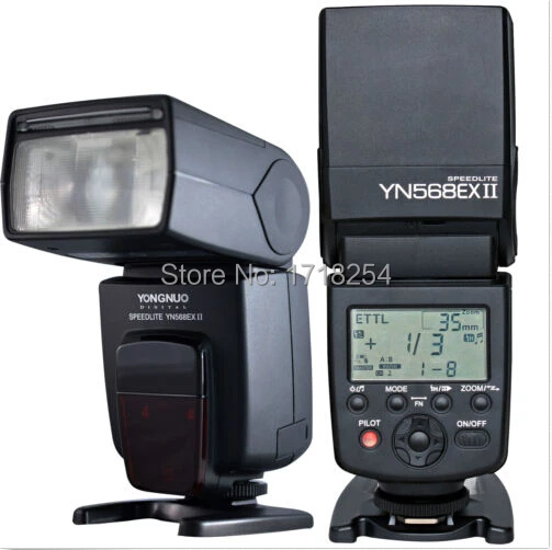 Yongnuo YN-568EX II, YN568EX II Flash, High speed, Ultra powerful GN master control, Off camera speedlite for Canon