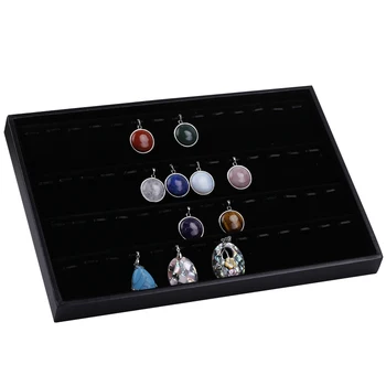 

1PCS 56 black ice pile up and pendant necklace display stand