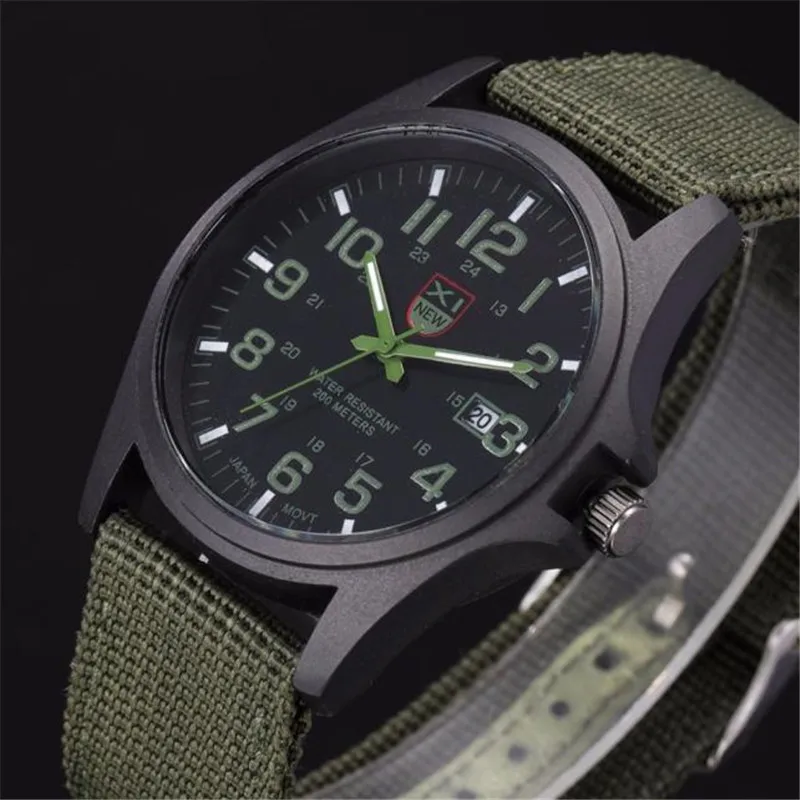 

Orologio Uomo Men Men's Watch 2018 Casual Outdoor Mens Date Stainless Steel Military Sports Analog Quartz Army Wrist Watch
