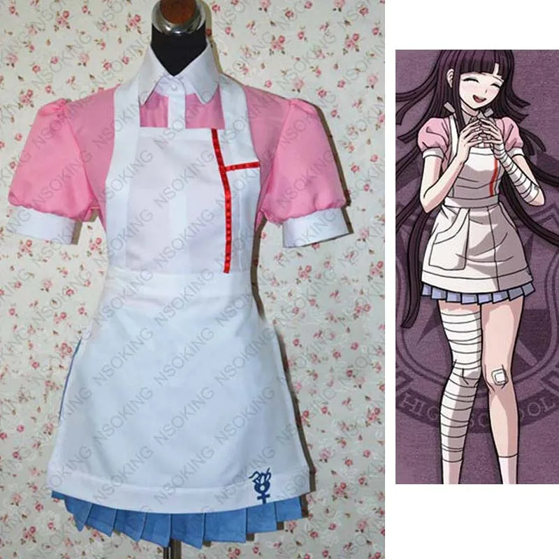 Аниме Супер DanganRonpa 2 Mikan Tsumiki Косплей Костюм на заказ|mikan tsumiki cosplay|cosplay costumemikan |