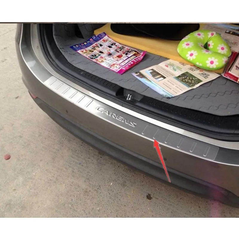 car styling Stainless Steel Rear Bumper Protector Sill plate