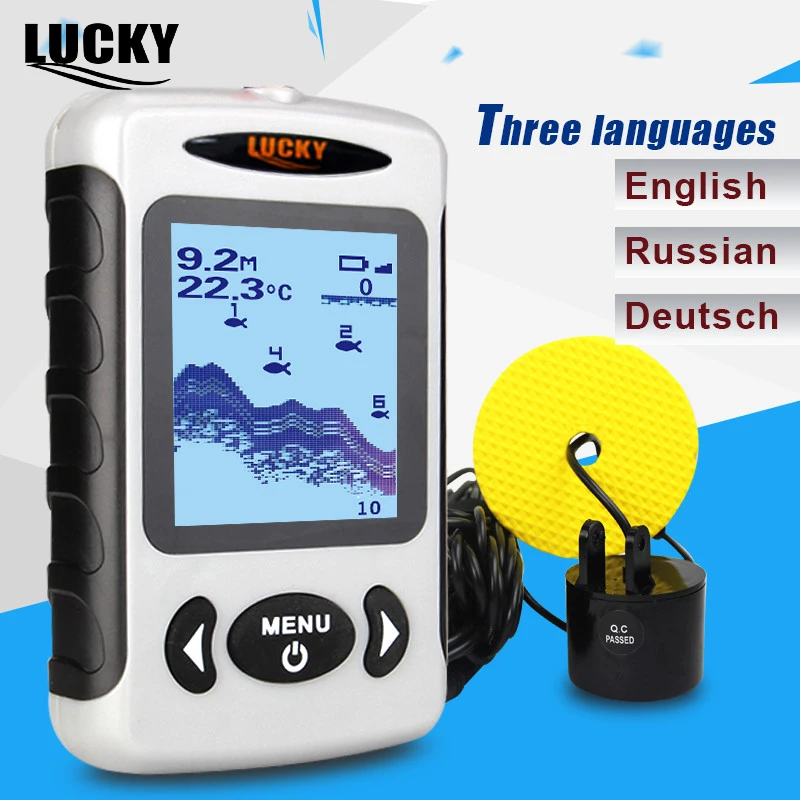 Эхолот рыболокатор Lucky Sonar FF718 эхолот саундеры для подледной каяки рыбалки со