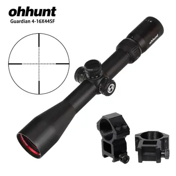 

Ohhunt Guardian 4-16X44 SF Side Parallax Turrets Lock Reset Rifle Scopes w/ Ring