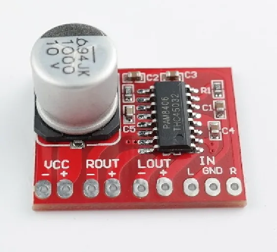 PAM8406 digital power amplifier board bone conduction horn power