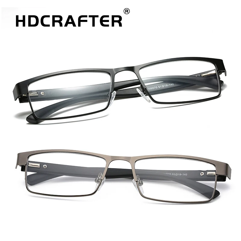 HDCRAFTER Для мужчин очки для чтения от компьютера Oculos De Grau анти синего цвета оправы