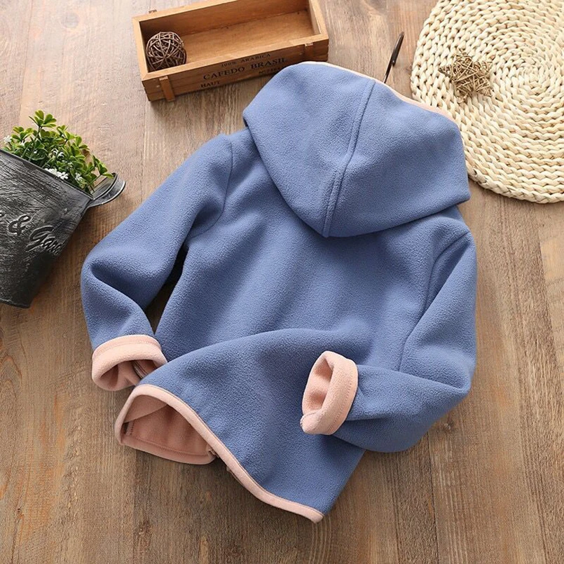 Crianças Jaquetas Polar Velo Bebê Menino Meninas Cabolsas Fashhion Jaqueta Menina Outwear Roupas Primavera Outono 2020 10 Jaquetas e casacos