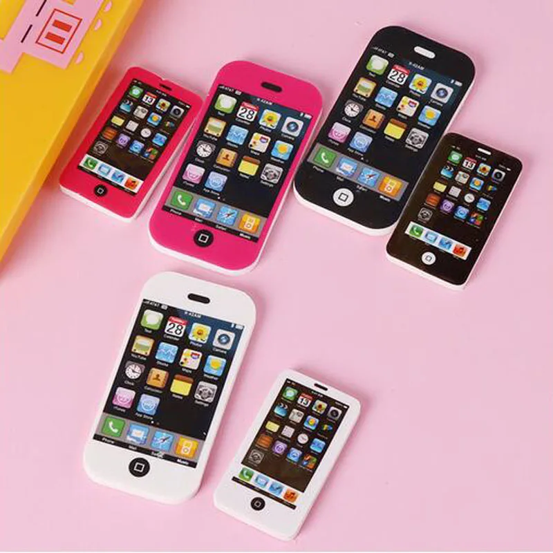 Novelty Mobile Phone Eraser Creative Stationery Rubber School Supplies