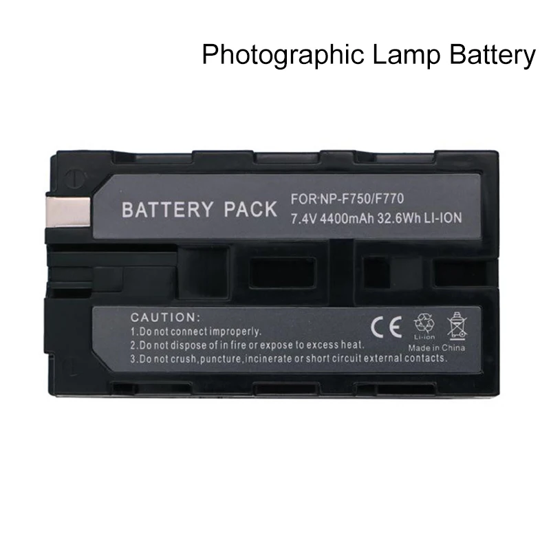 

4400mAh NP-F750 F770 Battery For NP-F330 NP-F530 NP-F550 NP-F570 NP-F730 F750 F770 NP-F930 F950 F960 F970 F990 LED Lamp Battery