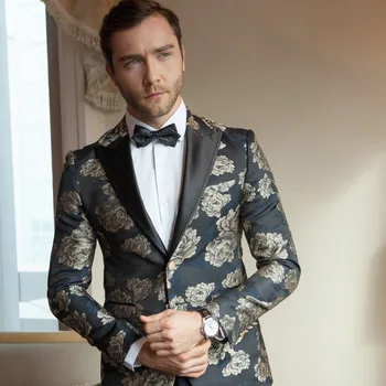 

New Arrival Fashion Autumn High Quality Two Piece Suit Men Dressed Banquet Casual Wedding Men Suits Plus Size M L XL 2XL 3XL 4XL