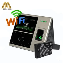ZKTeco uFACE800 встроенный Ethernet WiFi порты распознавания лиц посещаемость времени уход за кожей лица резервная батарея
