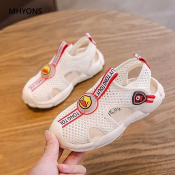 

MHYONS 2019 Summer Baby Sneakers Boys Sandals Shoes Kids Shoes Brand Closed Toe Toddler Boys Orthopedic Sport Net Cloth Sandals