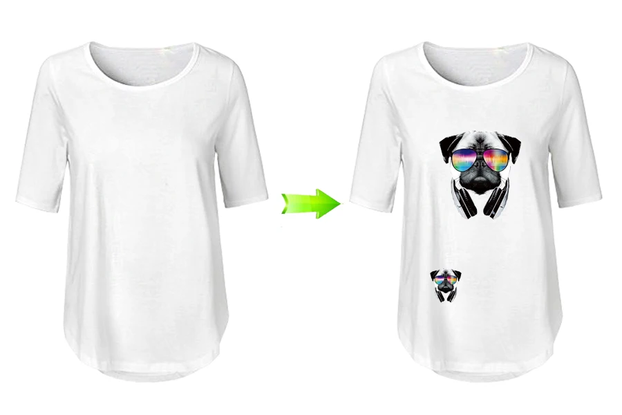 2pcs Ironing Transfers Patches Animals Heat Press Sticker for Clothes T-shirt DIY Appliques Parches Bordados Para Ropa2