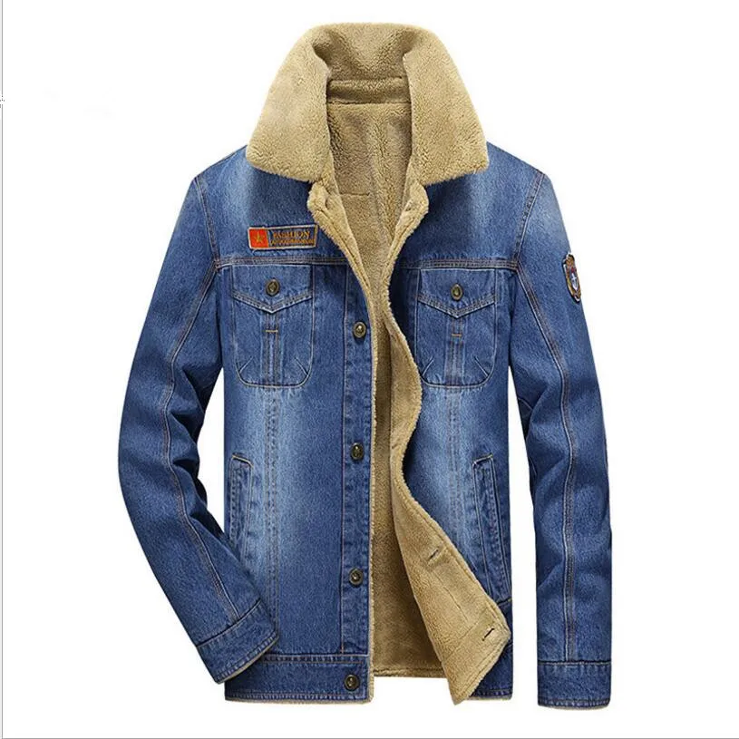Новинка 2020 мужские джинсовые куртки с подкладкой из Родео новые и пальто модные