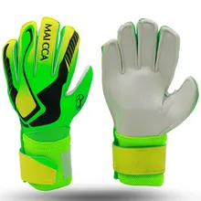 Детские футбольные перчатки, утепленные латексные вратарские перчатки, комплект для футбольного мяча, перчатки для тренировок, с защитой от пальцев