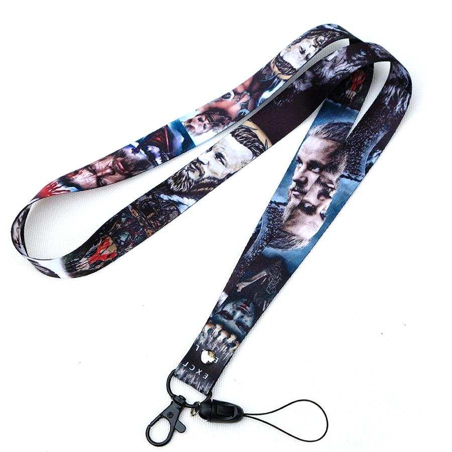 

Viking Vichingo Simbolo keychain Neck Strap Lanyard Mobile Phone Charms ID Badge Key Chains L3