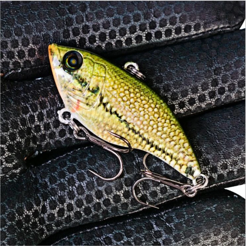 1 шт./лот Тонущая приманка VIB для зимней рыбалки 54 мм/14 г Pesca 8 # крючки рыболовный