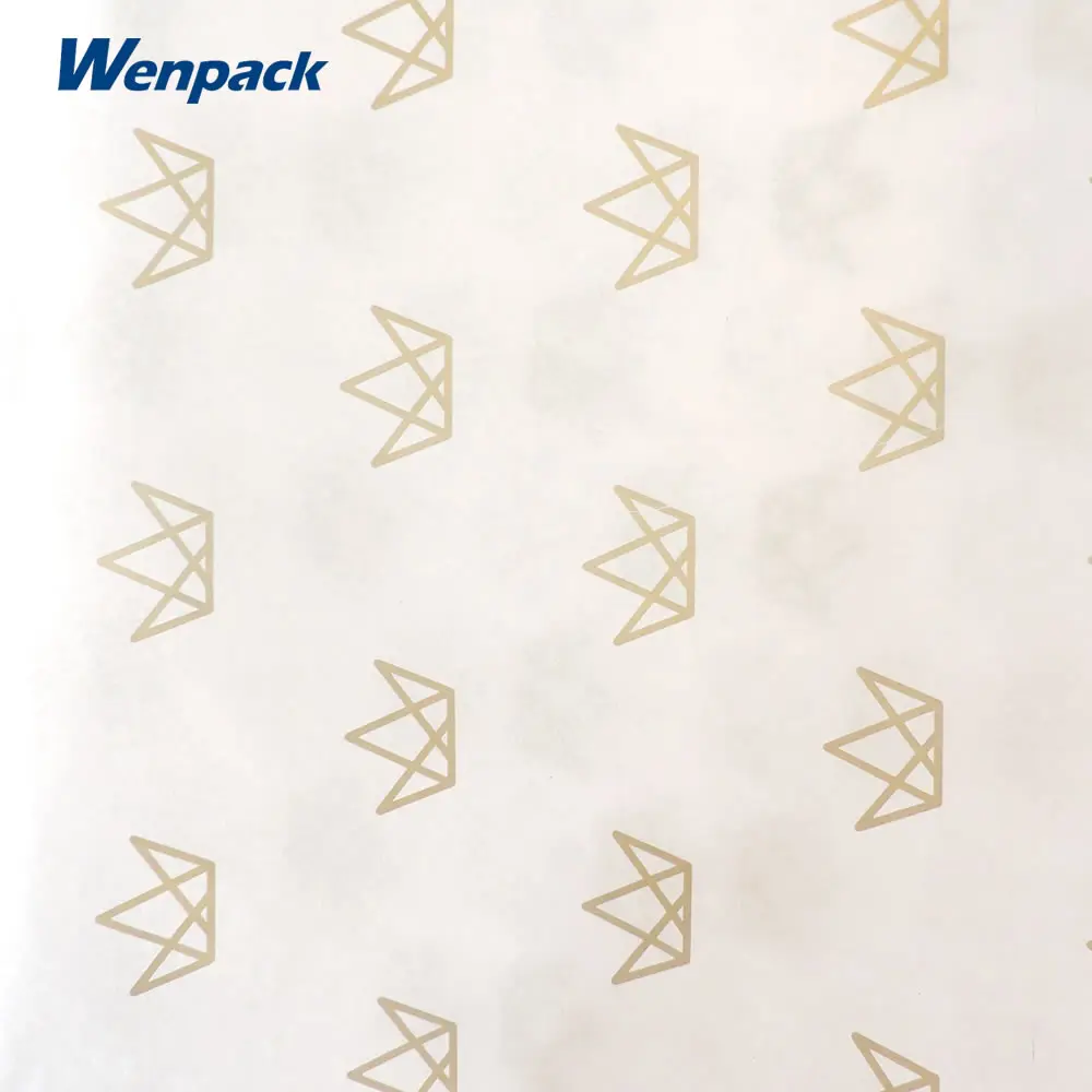 

custom printed logo waterproof thin tissue paper for packaging