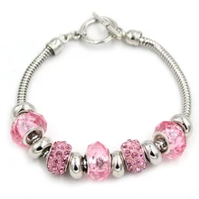 1 шт. Новое поступление 9 цветов браслет из бисера Т-бар тумблер браслет и браслет в подарок для женщин ювелирные изделия Bijoux Pulsera