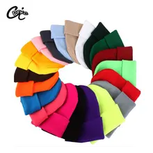 10 шт. Малый шляпа оптом шапка зимняя шапочка-бини Мягкие вязаные Skullies Шапки, возможен микс разных цветов