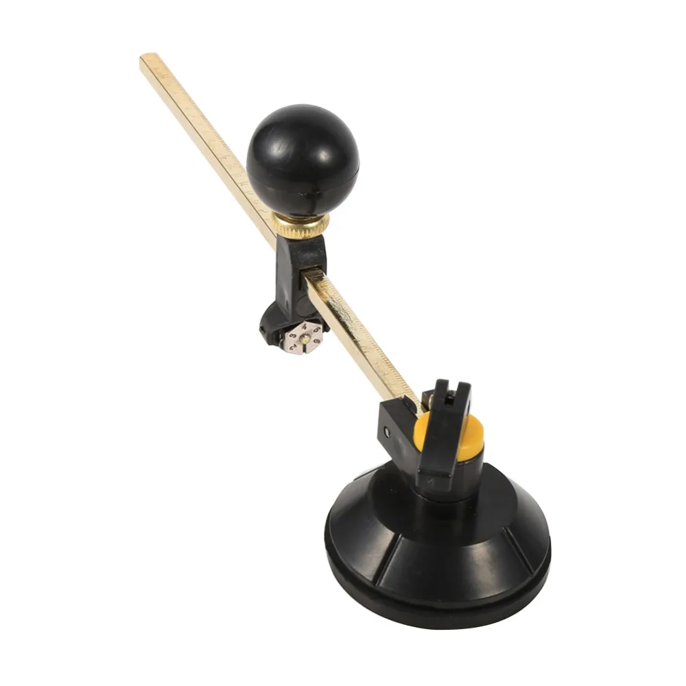 

1 PC 40cm Glass Cutter 6 Wheel compasses Circular Cutting With Suction Cup Circle round glass cutter cortador de vidro circular