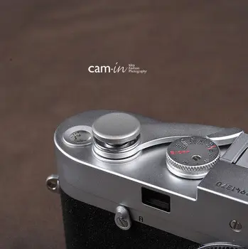 

16mm Cam-in Concave Sliver Soft Shutter Release button For Leica Contax Fujifilm 9032