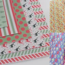 Красивая 10 видов конструкций с Рождеством олень Санта Клаус дерево Печатный нетканый полиэстер Войлок Творческий Алфавит 15x15 см