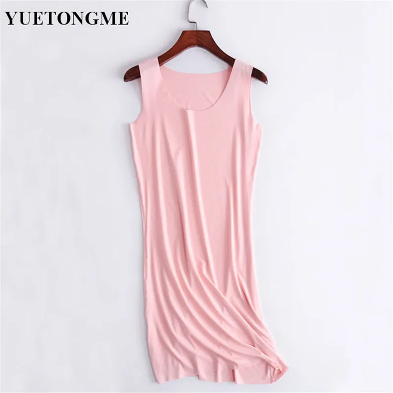 

YUETONGME Women summer Dress Women Sexy Sleeveless Slim Elastic fashion Dresses Vestidos BTL126