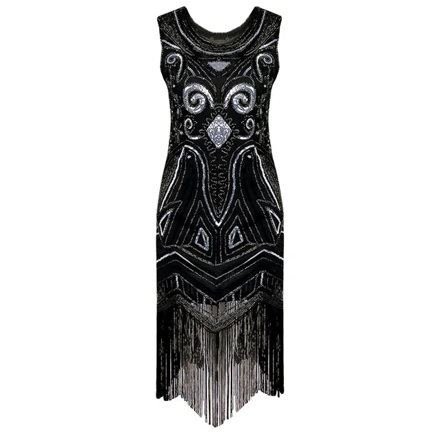 Lohill Women Las Fler Dresses 1920s Beaded Fringed Great Lohill Women Las Fler Dresses 1920s Beaded Fringed Great Gatsby Fashion Dress