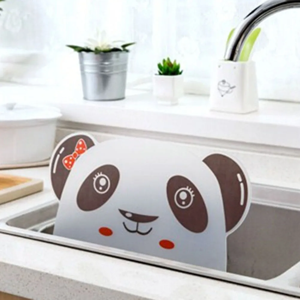 New Kitchen Organizer Shelf Wall Shelf Sucker Splash Water Baffle Pool Board Kitchen Rack Bathroom Accessories Sink Shelf