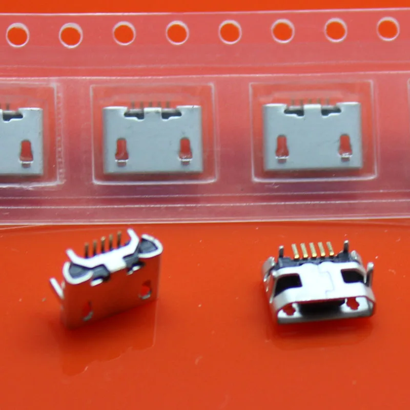 Cltgxdd 10 шт. G27 микро USB 5pin гнездо разъем OX Рог кудрявый рот для хвоста зарядки