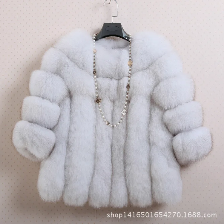 Cardigans Vêtements vert En De Hiver Court noir pu gris Luxe Chaud Féminin Marque Fausse Ciel rose Veste F11 Femmes Imité 2018 Rouge Épais pourpre Fourrure Vison Manteau qWaptYpxdR