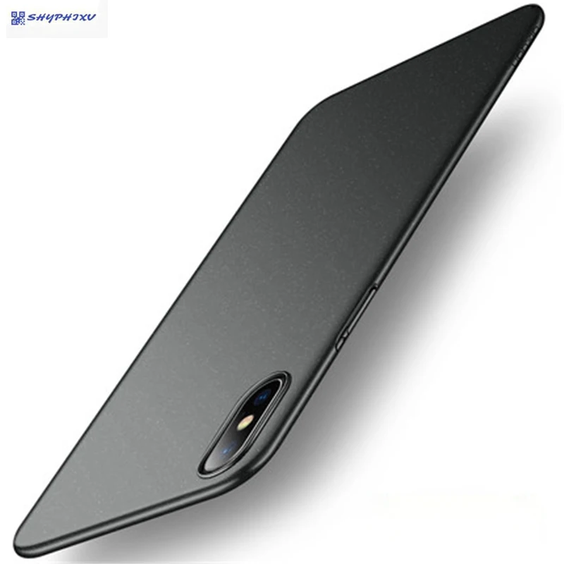 Чехол для iPhone XS Max X случае полная защита жесткого Пластик матовая задняя чехол Xs