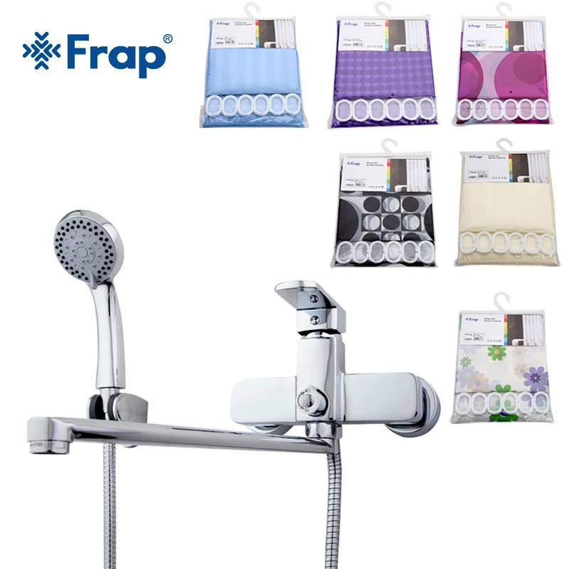 Frap One Set Brass body 35cm Length Nose Bathroom Shower Faucet With ABS Shower Head Shower Curtain F2273YL Frap One Set Brass body 35cm Length Nose Bathroom Shower Faucet With ABS Shower Head Shower Curtain F2273YL