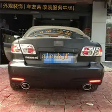 Varthion Автомобильные СВЕТОДИОДНЫЕ Красный Стоп-Сигналы Чехол для Mazda 6, СВЕТОДИОДНЫЕ Стоп-сигналы + Указатели Поворота + Ночь Ходовые Огни Сигнальные лампы, 3 in1