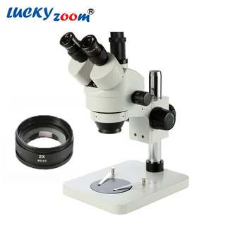 

Professional 7X-90X Trinocular Stereo Microscope Portable Soldering Microscope Table Stand Stereo Microscopio Repair Mikroskop