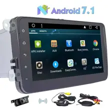 Android 7 1 Quad Core 8 Car Stereo Radio Player GPS Canbus Wireless Rear Camera for