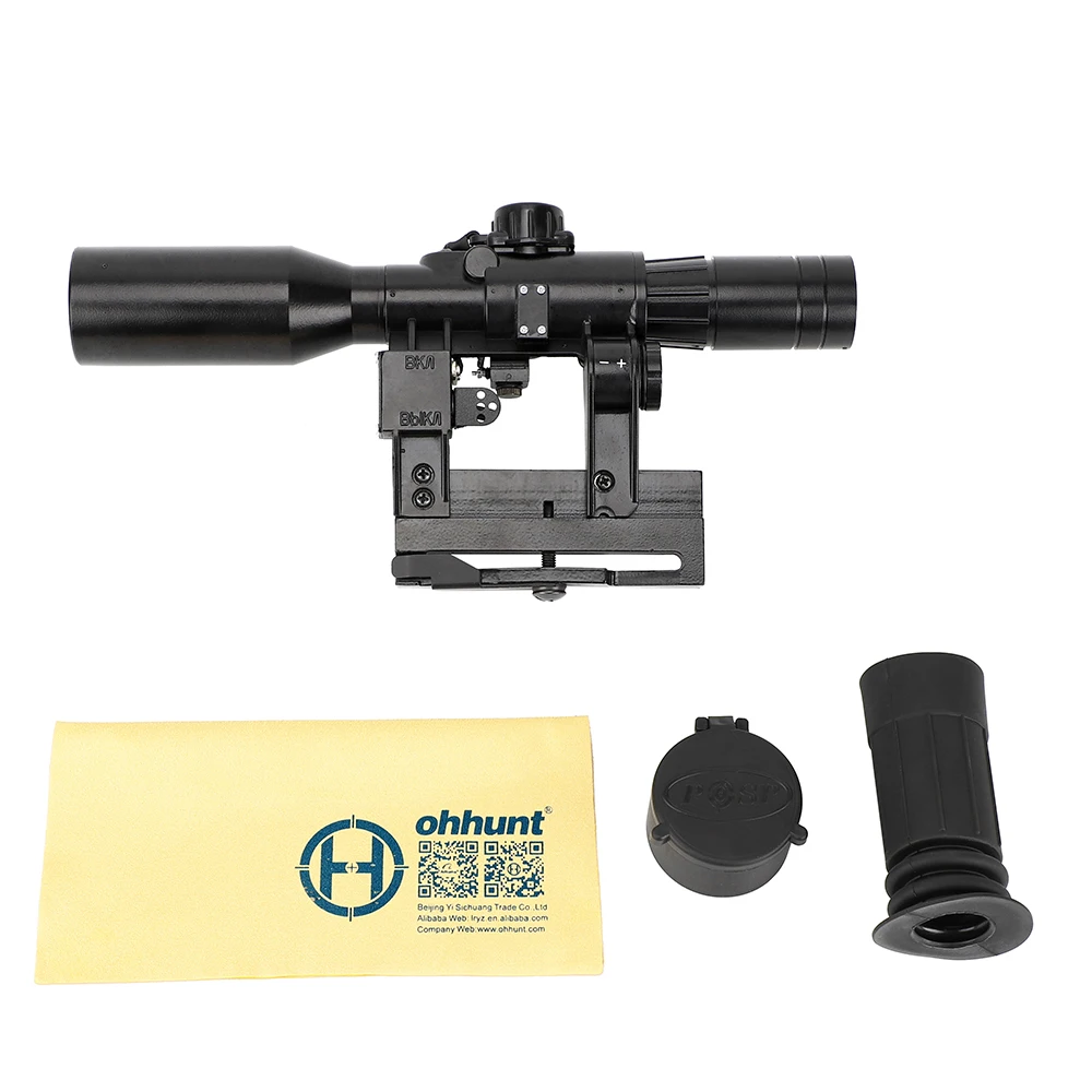Ohhunt охотничий прицел SVD 6X42 E красный светящийся стеклянный травленый тактический
