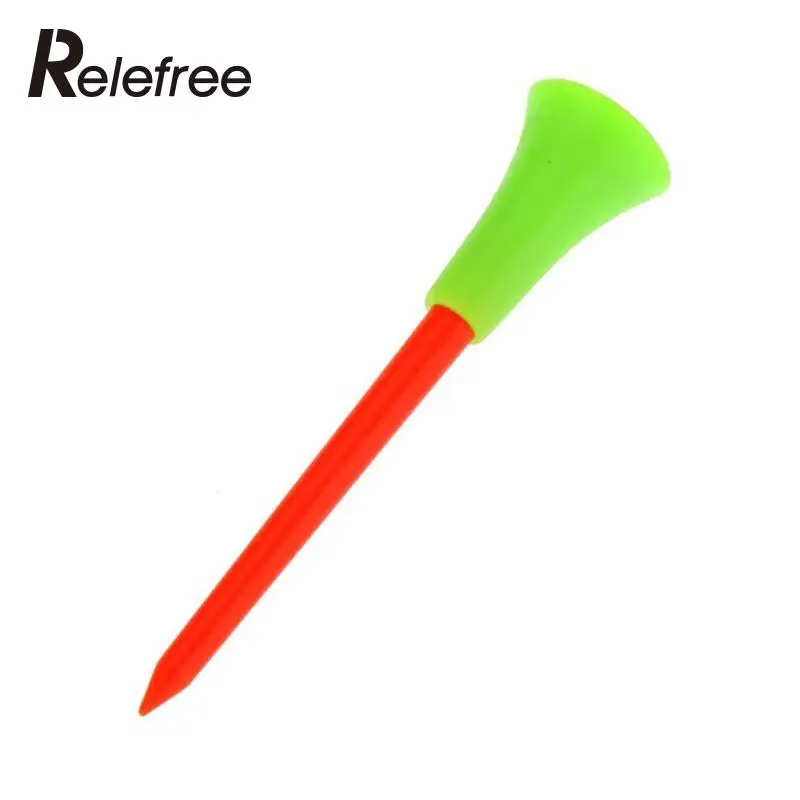 Relefree 50 قطع أدوات متعدد الألوان البلاستيك المحملات الغولف الغولف الغولف المطاط وسادة أعلى معدات الغولف